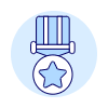 Medal Coin Star Illustration from UX Duotone Set