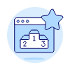 Browser Podium Illustration from UX Duotone Set