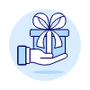 Gift Sharing illustration - Free transparent PNG, SVG. No sign up needed.