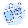 Phone Gift Sharing illustration - Free transparent PNG, SVG. No sign up needed.