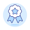 Ribbon Coin 2 Illustration from UX Duotone Set