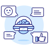 Chatbot 2 Illustration from UX Duotone Set