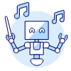 Conductor Robot Illustration from UX Duotone Set