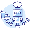 Cooking Robot 1 illustration - Free transparent PNG, SVG. No sign up needed.