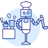 Cooking Robot 2 illustration - Free transparent PNG, SVG. No sign up needed.