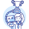 Human Ai Collaboration 1 1 illustration - Free transparent PNG, SVG. No sign up needed.
