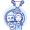 Human Ai Collaboration 1 4 illustration - Free transparent PNG, SVG. No sign up needed.