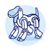 Aibo 2 Illustration from UX Duotone Set
