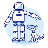 Robots Illustration from UX Duotone Set