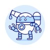 Fire Fighting Robot 3 Illustration from UX Duotone Set