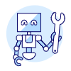 Technician Robot 2 illustration - Free transparent PNG, SVG. No sign up needed.