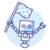 Goal Flag Robot illustration - Free transparent PNG, SVG. No sign up needed.
