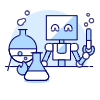 Laboratory Robot 2 Illustration from UX Duotone Set