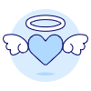 Angelic Heart illustration - Free transparent PNG, SVG. No sign up needed.