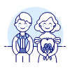 Wedding Couple 1 illustration - Free transparent PNG, SVG. No sign up needed.