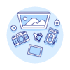 Workspace 6 Illustration from UX Duotone Set