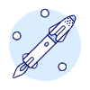 Rocket 4 Illustration from UX Duotone Set