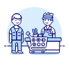 Cashier Checkout 3 Illustration from UX Duotone Set