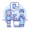 Cashier Phone Payment 5 Illustration from UX Duotone Set