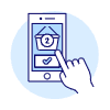Shopping Phone App 1 Illustration from UX Duotone Set