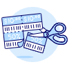 Discount Coupon Cut 1 Illustration from UX Duotone Set