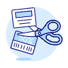 Discount Coupon Cut 2 Illustration from UX Duotone Set