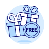 Free Gift Boxes Illustration from UX Duotone Set
