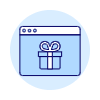 Gift Box Browser 2 Illustration from UX Duotone Set