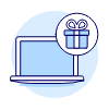 Gift Box Laptop 1 Illustration from UX Duotone Set