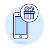Gift Box Phone 1 Illustration from UX Duotone Set