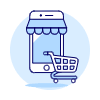 Phone App Shop 4 Illustration from UX Duotone Set