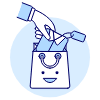 Shopping Bag Add 2 1 Illustration from UX Duotone Set