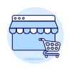 Online Store Browser Illustration from UX Duotone Set