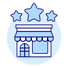 Store Rating Illustration from UX Duotone Set