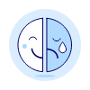 Emoji Happy Sad 1 illustration - Free transparent PNG, SVG. No sign up needed.