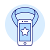 Phone Medal Illustration from UX Duotone Set