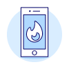 Phone Flame illustration - Free transparent PNG, SVG. No sign up needed.
