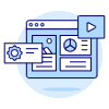 Media Setting Illustration from UX Duotone Set