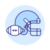 Sports American Football illustration - Free transparent PNG, SVG. No sign up needed.
