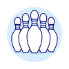 Sports Bowling Pins illustration - Free transparent PNG, SVG. No sign up needed.