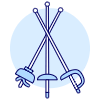 Sports Swordsmanship 1 illustration - Free transparent PNG, SVG. No sign up needed.