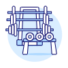 Weightlifting Illustration from UX Duotone Set
