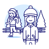 Ice Skate 4 Illustration from UX Duotone Set