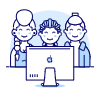 Designer Team 2 Illustration from UX Duotone Set