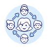 Team Hierarchy 2 4 illustration - Free transparent PNG, SVG. No sign up needed.