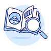 Search Magazine Illustration from UX Duotone Set