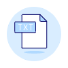 Txt File Illustration from UX Duotone Set