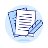 Quill Texting Illustration from UX Duotone Set