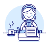 Typewriter 3 Illustration from UX Duotone Set