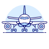 Airplane 1 Illustration from UX Duotone Set